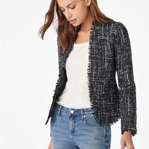 JustFab Metallic Tweed Blazer